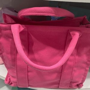 Pink tote bag